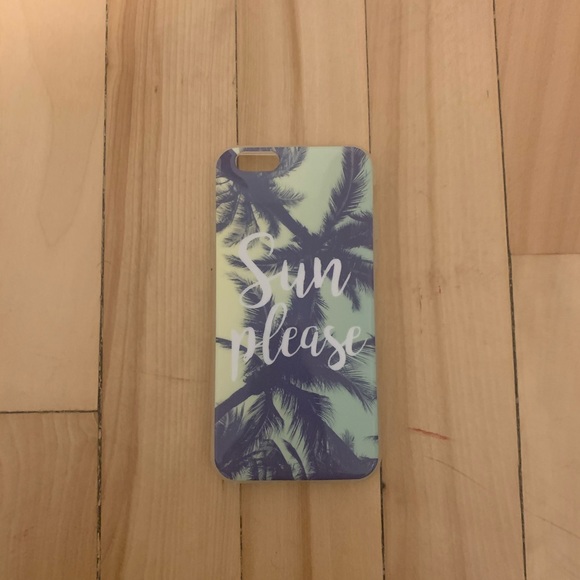 IPhone 6 case with « sun please » quote - Picture 2 of 3